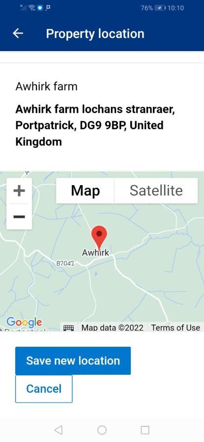 Awhirk Farm Bed & Breakfast Портпатрик Екстериор снимка